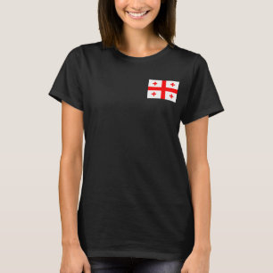 T-shirt Zip Jogger en polaire féminin avec drapeau de Géor