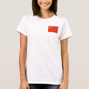 T-shirt Zip Jogger en polaire féminin avec drapeau de la C