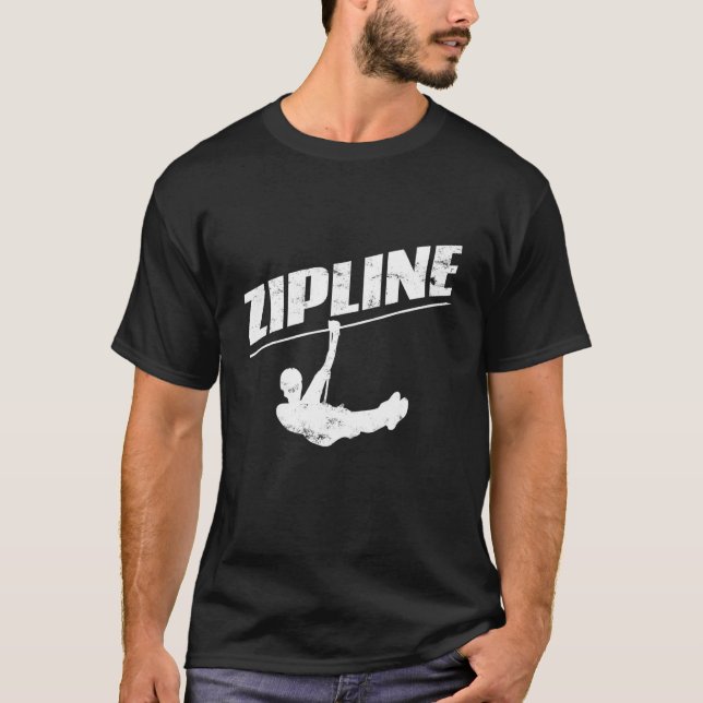 T-shirt Zipline Extreme Zipline (Devant)