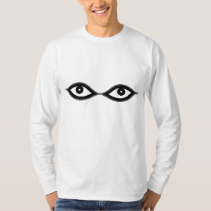 T-shirt Zipper eyes