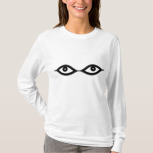 T-shirt Zipper eyes