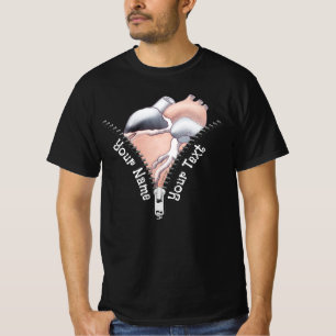 T-shirt Zipper Heart