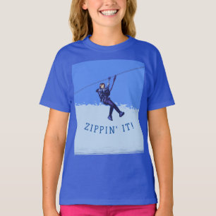 T-shirt ZIPPIN'IT ! - Zipline Rider