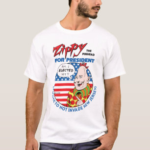 T-shirt Zippy For President!