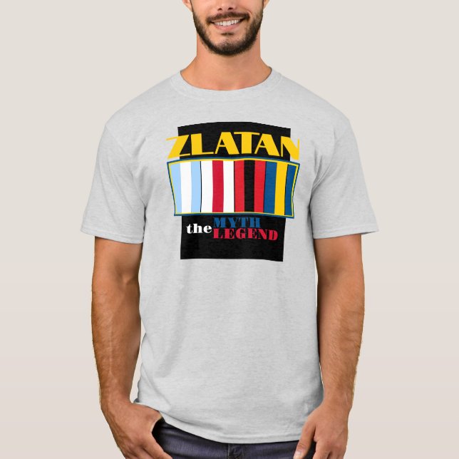T-shirt "ZLATAN : Le Mythe, La Légende" (Devant)