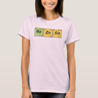 T-shirt ZN GA DE BA ! - bousculade périodique d'éléments