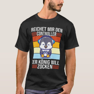 T-shirt Zocken Reichet Mir Den Contrôleur König Ps5 Consol