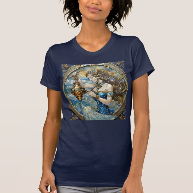T-shirt Zodiac - Aquarius Le Porteur D'Eau (Devant)