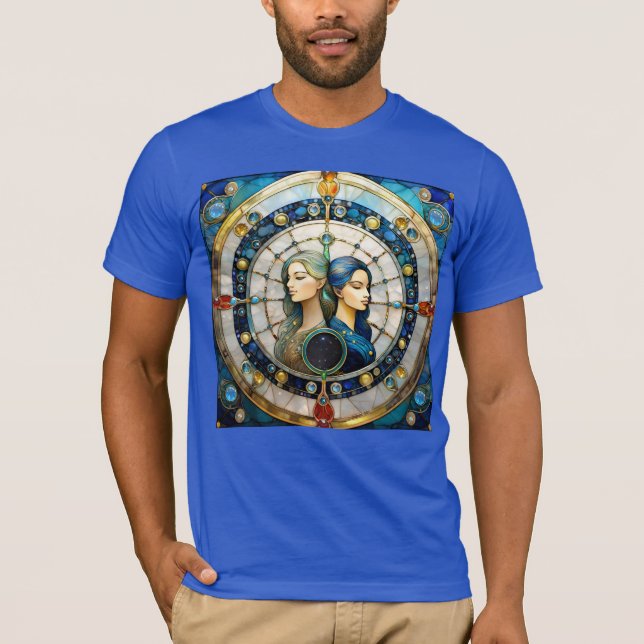 T-shirt Zodiac - Gemini Les Jumeaux (Devant)