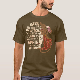 T-shirt Zodiac Leo Girl
