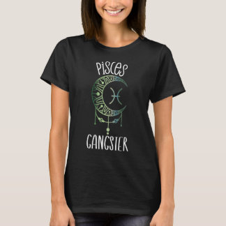 T-shirt Zodiac Poissons Stups Pour Femmes Pisces Gangster 
