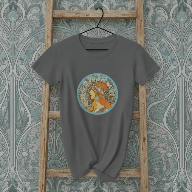 T-shirt Zodiac Portrait Alphonse Mucha (Créateur téléchargé)