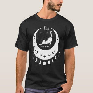 T-shirt Zodiac Scorpio Horoscope Astrologie Signe Cat Cres