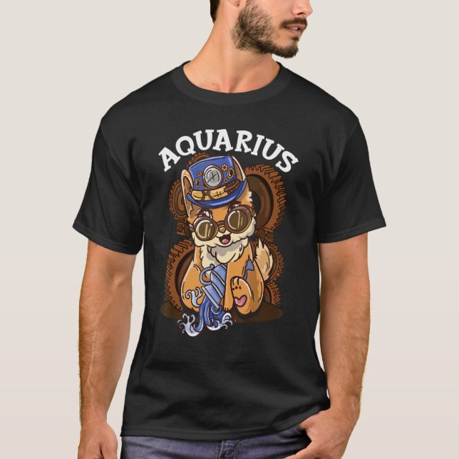 T-shirt Zodiac Sign Aquarius (Devant)