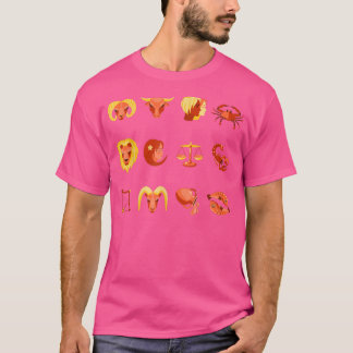 T-shirt Zodiac Signes Horoscope Astrologique Anniversaire2