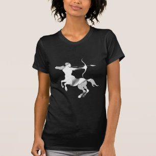 T-shirt Zodiaque argenté d'Archer de Sagittaire