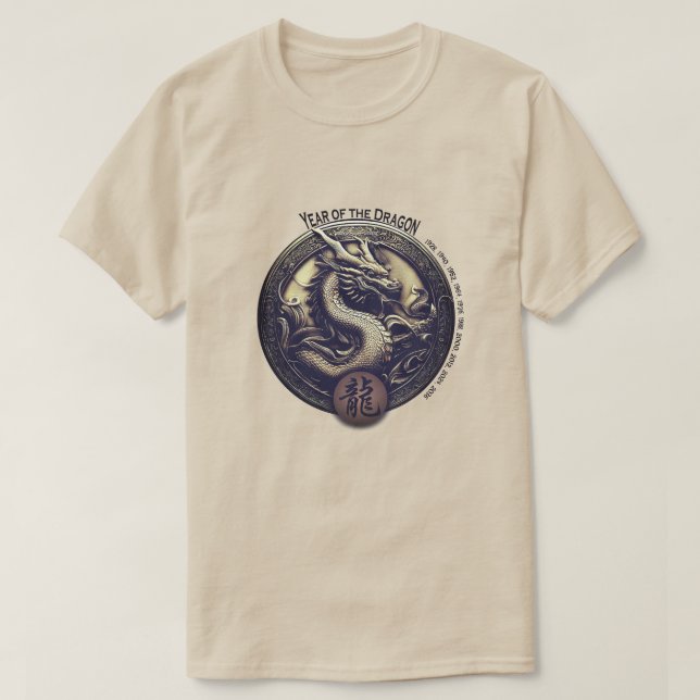 T-shirt Zodiaque chinois "Dragon" (Design devant)