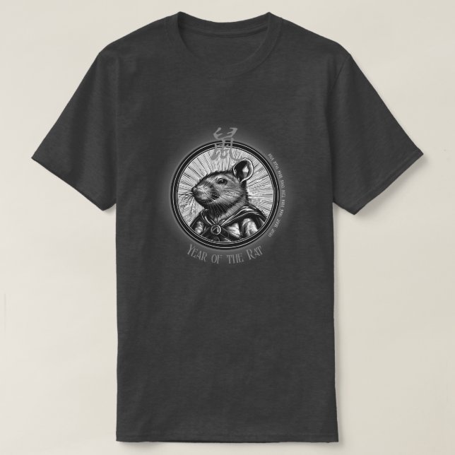 T-shirt Zodiaque chinois "Rat" (Design devant)