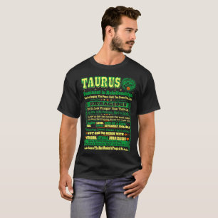 T-shirt Zodiaque de Taureau dominant dans le rapport