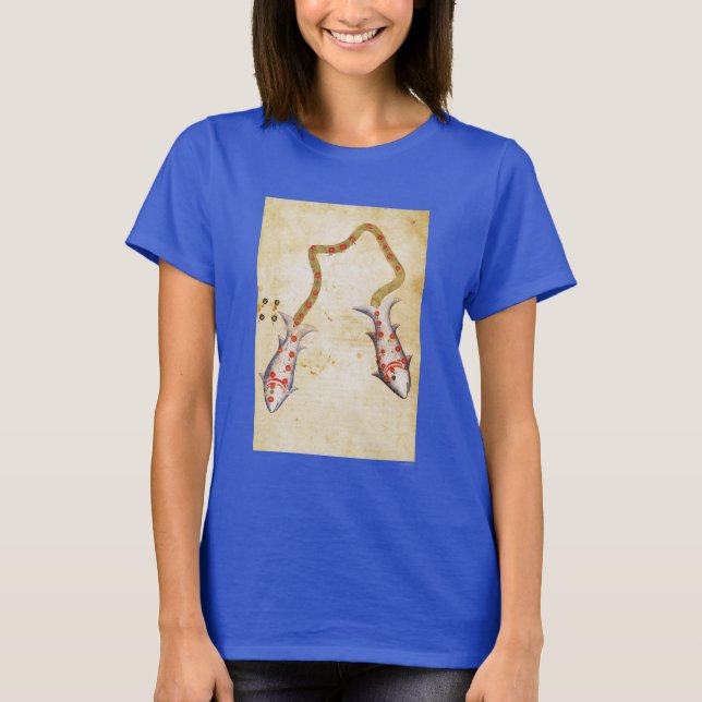 T-shirt Zodiaque: Pisces, C1350 (Devant)