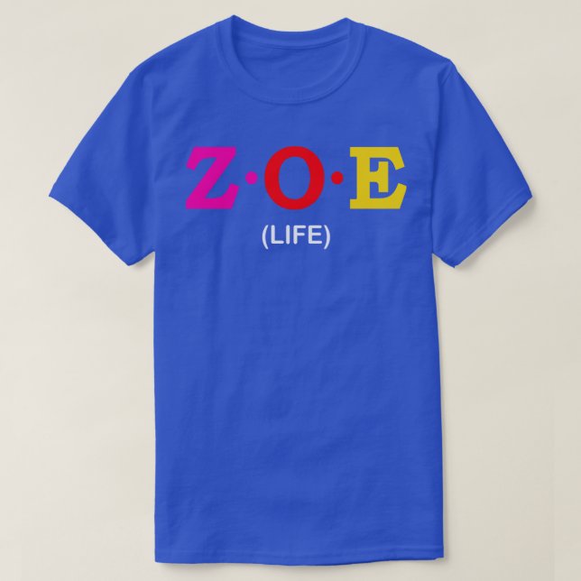 T-shirt Zoe Life 1 (Design devant)