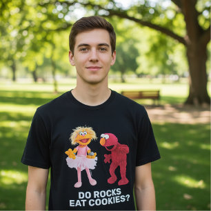 T-shirt Zoe, Rocco & Elmo   Les rochers mangent-ils des co