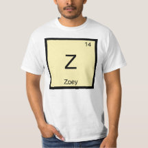 Zoey Name Chemistry, élément Table périodique