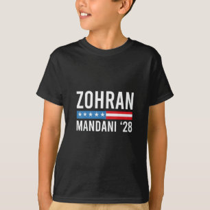 T-shirt Zohran Mamdani Candidat à la Mairie de NYC Drapeau