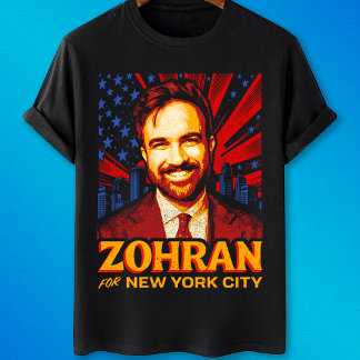 T-shirt Zohran Mamdani pour le maire de New York 2025