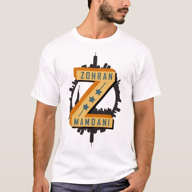 T-shirt Zohran Mamdani – Voice for Change (Devant)