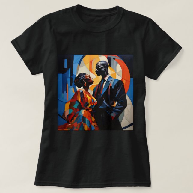 T-shirt ZOINK Black Couple 0025395 (Design devant)