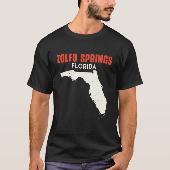 T-shirt Zolfo Springs Floride États-Unis Amérique Voyage F (Devant)