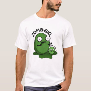 T-shirt Zom-big Zom-small Funny Halloween Zombie Pun