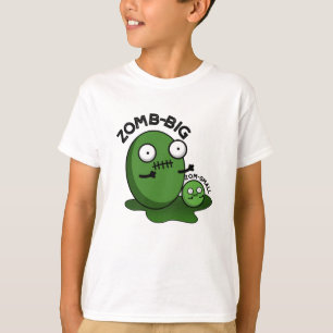 T-shirt Zom-big Zom-small Funny Halloween Zombie Pun