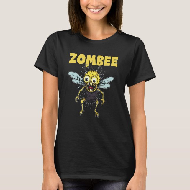 T-shirt Zombee Zombie Funny Beekeeper Costume d'Halloween (Devant)