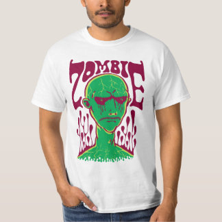 T-shirt Zombi-Inondé (vert de gaz de marais)