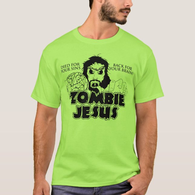 T-shirt Zombi Jésus (Devant)