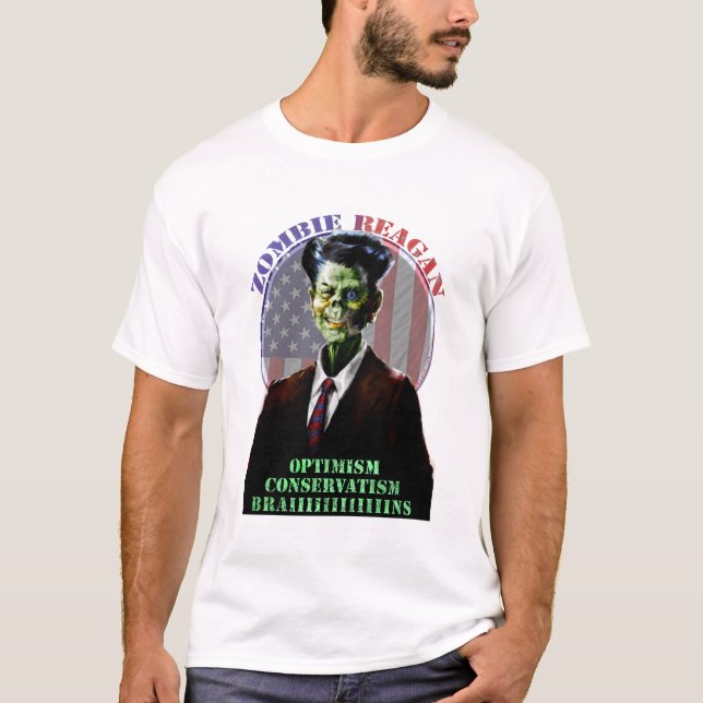 T-shirt Zombi Reagan de Moar ! (Devant)