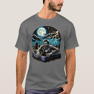 T-shirt Zombie Apocalypse Halloween Joyeux garçon Hallowee
