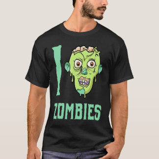 T-shirt Zombie Apocalypse  I Heart Zombies