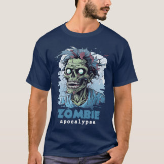 T-shirt Zombie Apocalypse Zombies cadavre Halloween fille