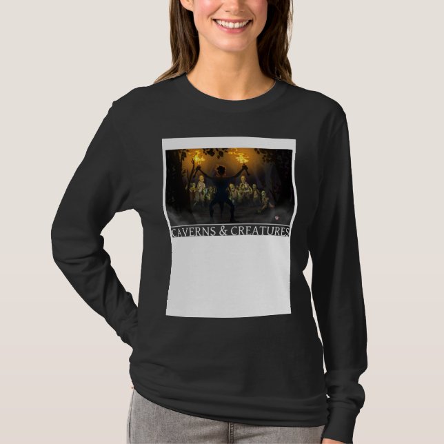 T-shirt Zombie Attack Caverns & Creatures (Devant)