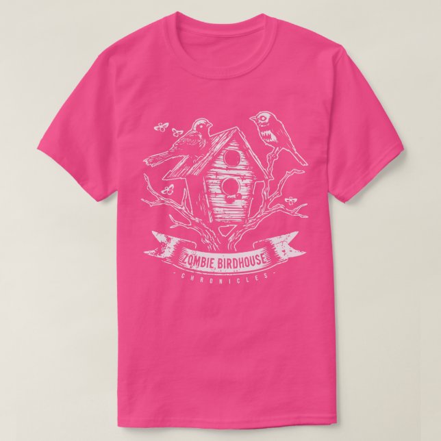 T-shirt Zombie Birdhouse 80s Music Lover 1 (Design devant)