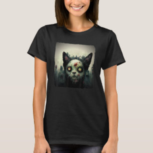 T-shirt Zombie Ca Esthétique Épouvantable Horreur Écran H