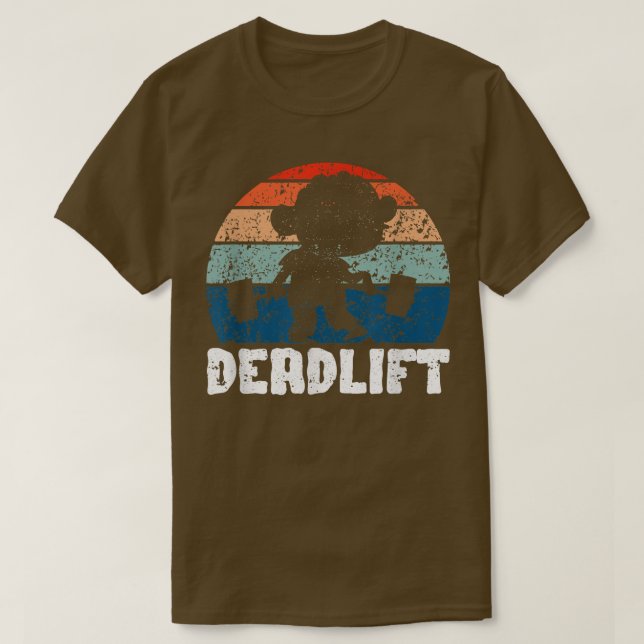 T-shirt Zombie Deadlift Funny Gymnase Halloween Fitness (Design devant)