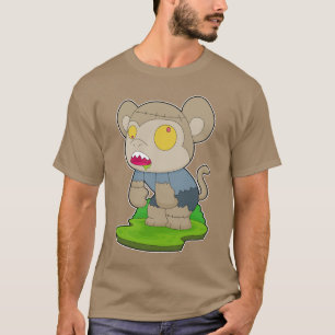 T-shirt Zombie d'Halloween singe