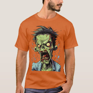 T-shirt Zombie Éffrayant Halloween Horreur Goth Zombies 2