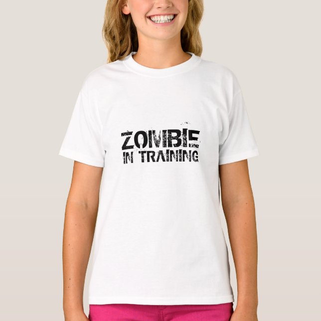 T-shirt Zombie en formation (Devant)