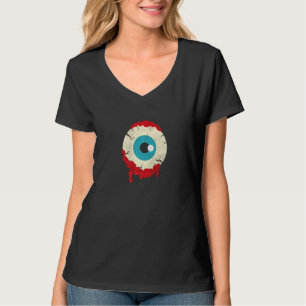 T-shirt Zombie Eyeball Halloween Parti effrayant Zombies F