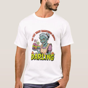 T-shirt Zombie Grandma - Sweet Halloween Darling